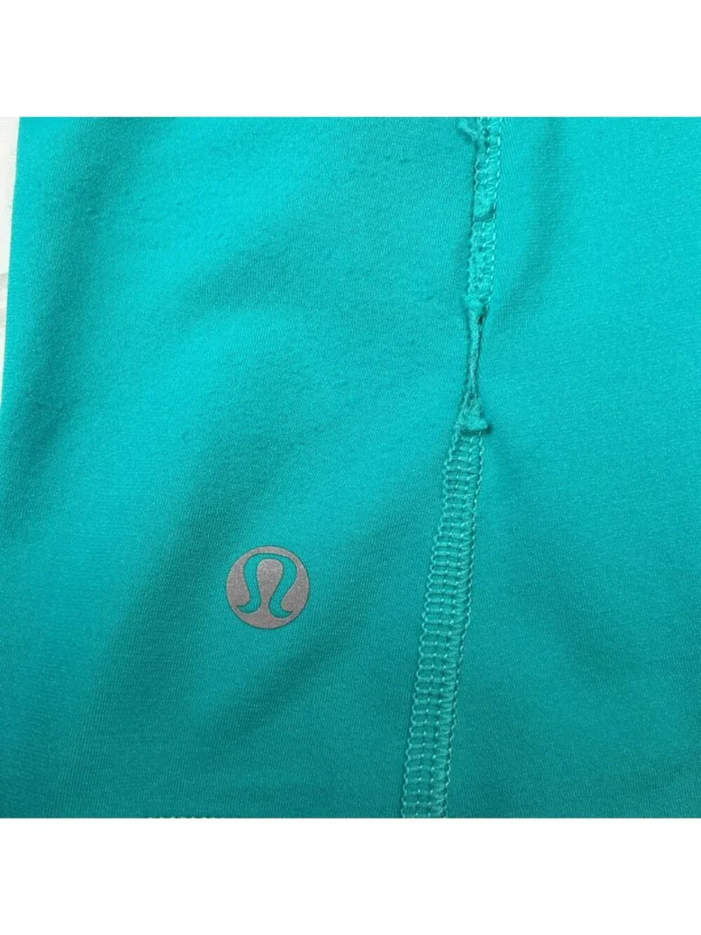Lululemon Athletica Half-Zip Long Sleeve Athletic Jacket Womens 6 Turquoise Nylo